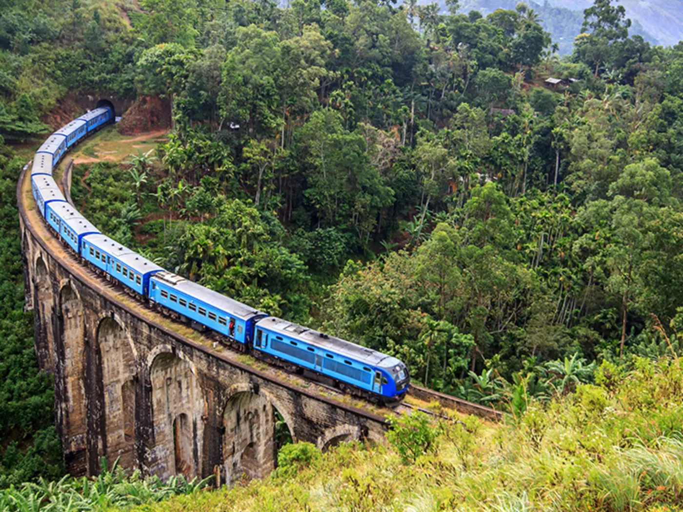 Take a ride on the Bridge of the Sky, also known as the Nine Arch Bridge