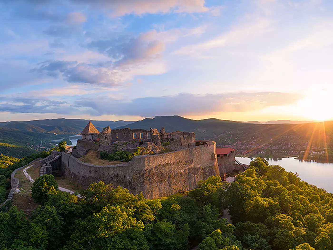 Admire the bending Danube River from the heightened view of the Visegrad Citadel