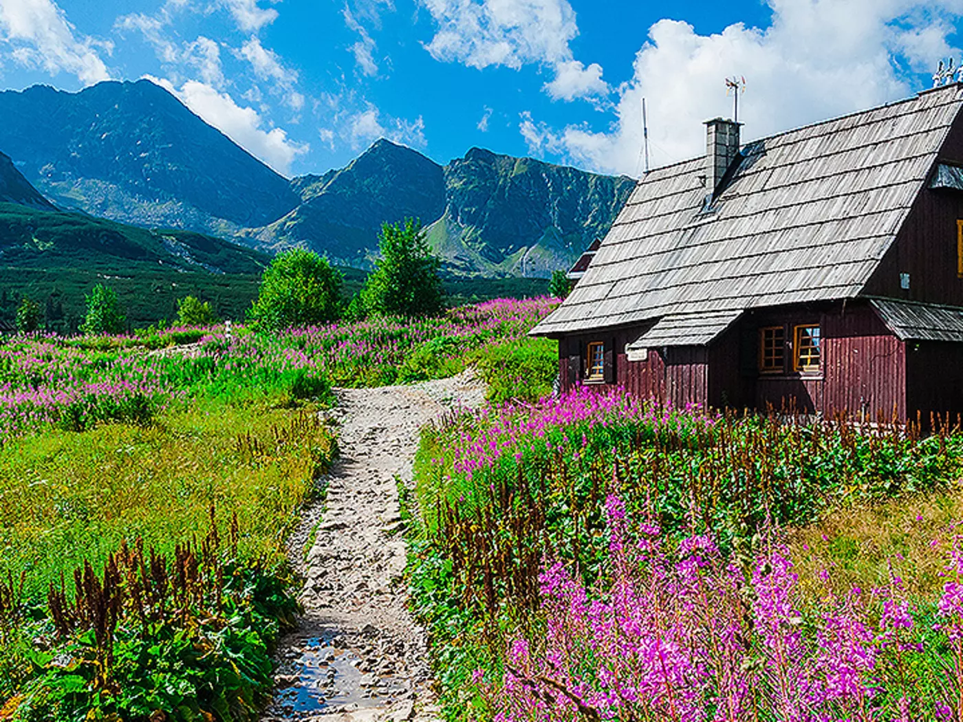 Admire the proud Tatras Mountains, bordering Poland and Slovakia