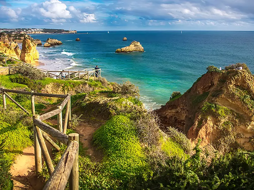 Walk the coastal way by spending the day at Praia da Rocha