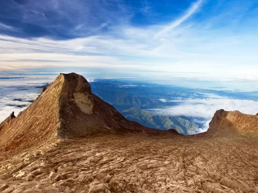 St Johns peak at Mount Kinabalu Borneo