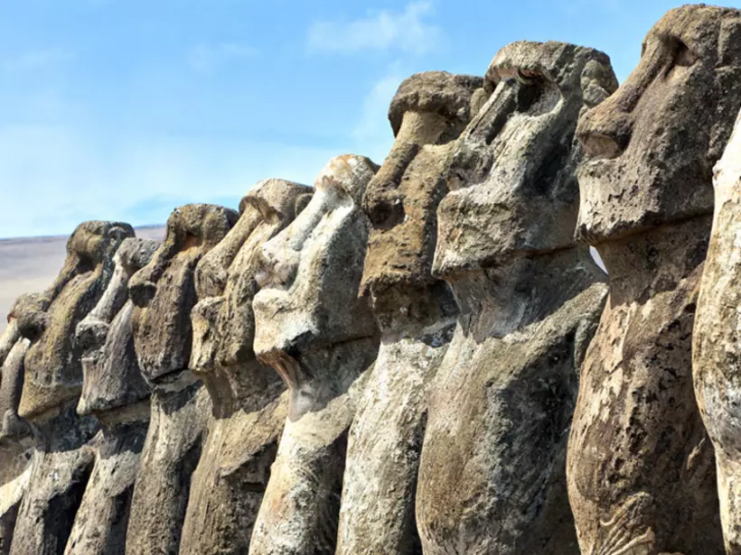Rapa Nui (Easter Island) heads, Moai, on Rapa Nui (Easter Island) is a must visit on your Chile vacation