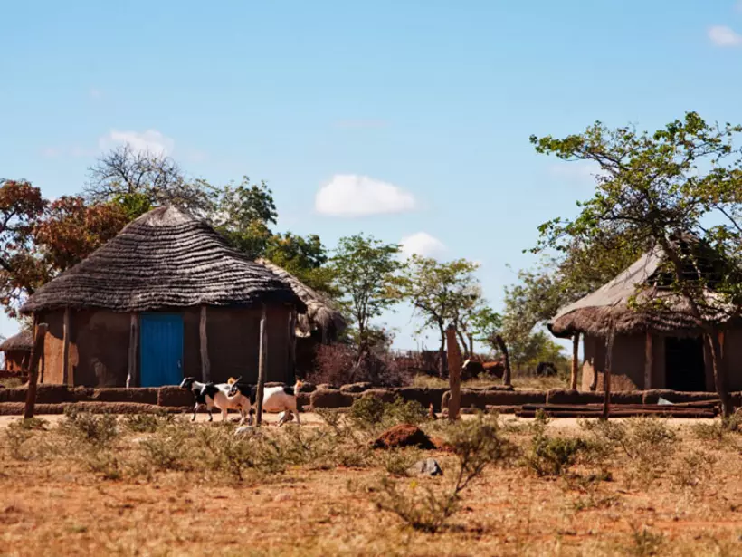 Typical household from Botswana