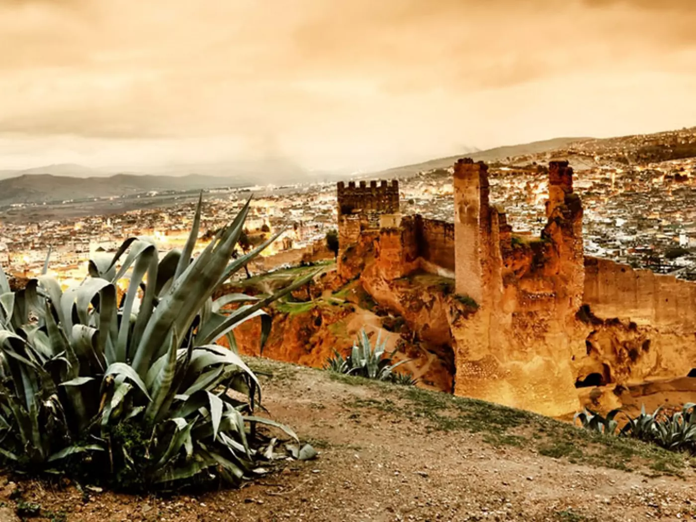 Sunset over Fez