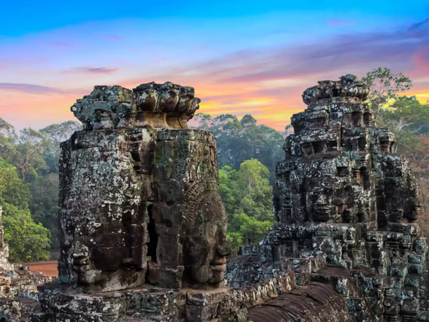 Angkor Thom was a great Khmer City that cover more than 10 square kilometers