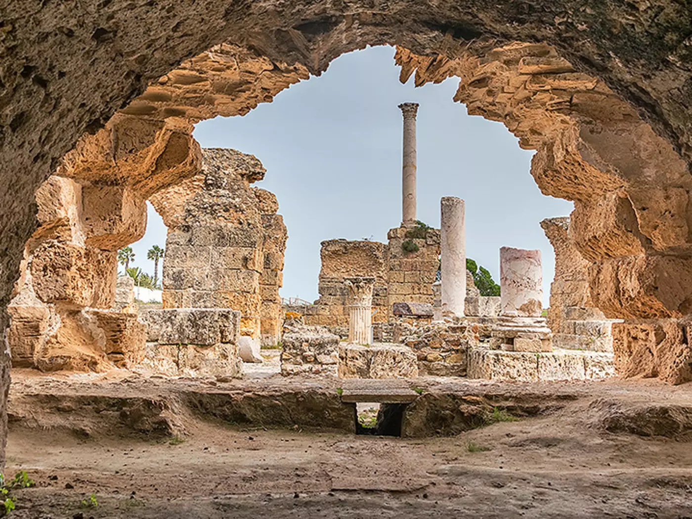 Carthage, capital of the once powerful Carthaginian Empire