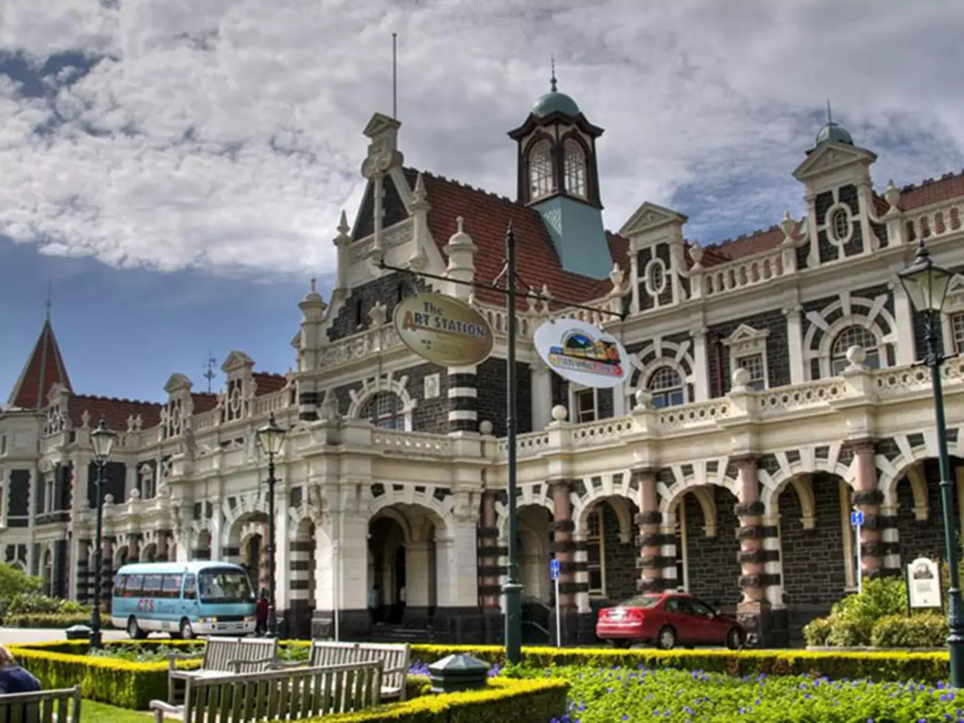 ANZAC Square, Dunedin ANZAC Square and Dunedin Station