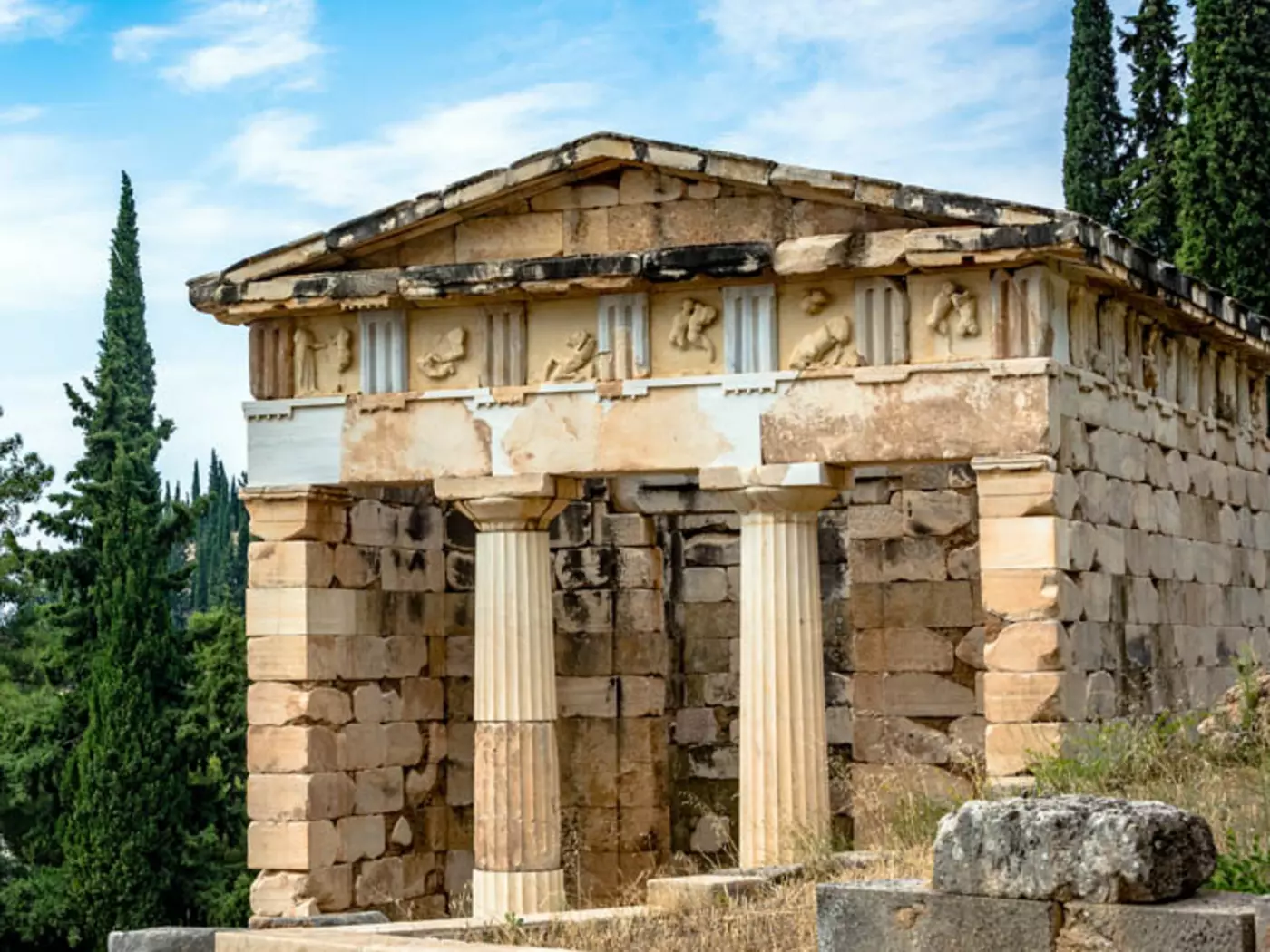 The Athenian Treasury, Delphi