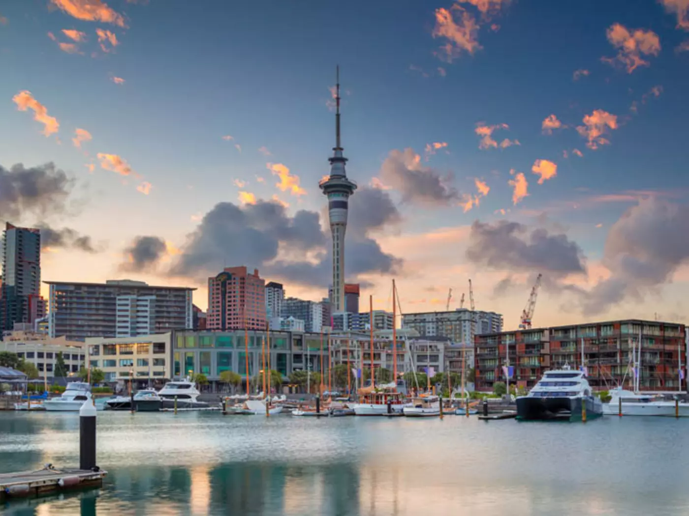 The Harbourside city of Auckland