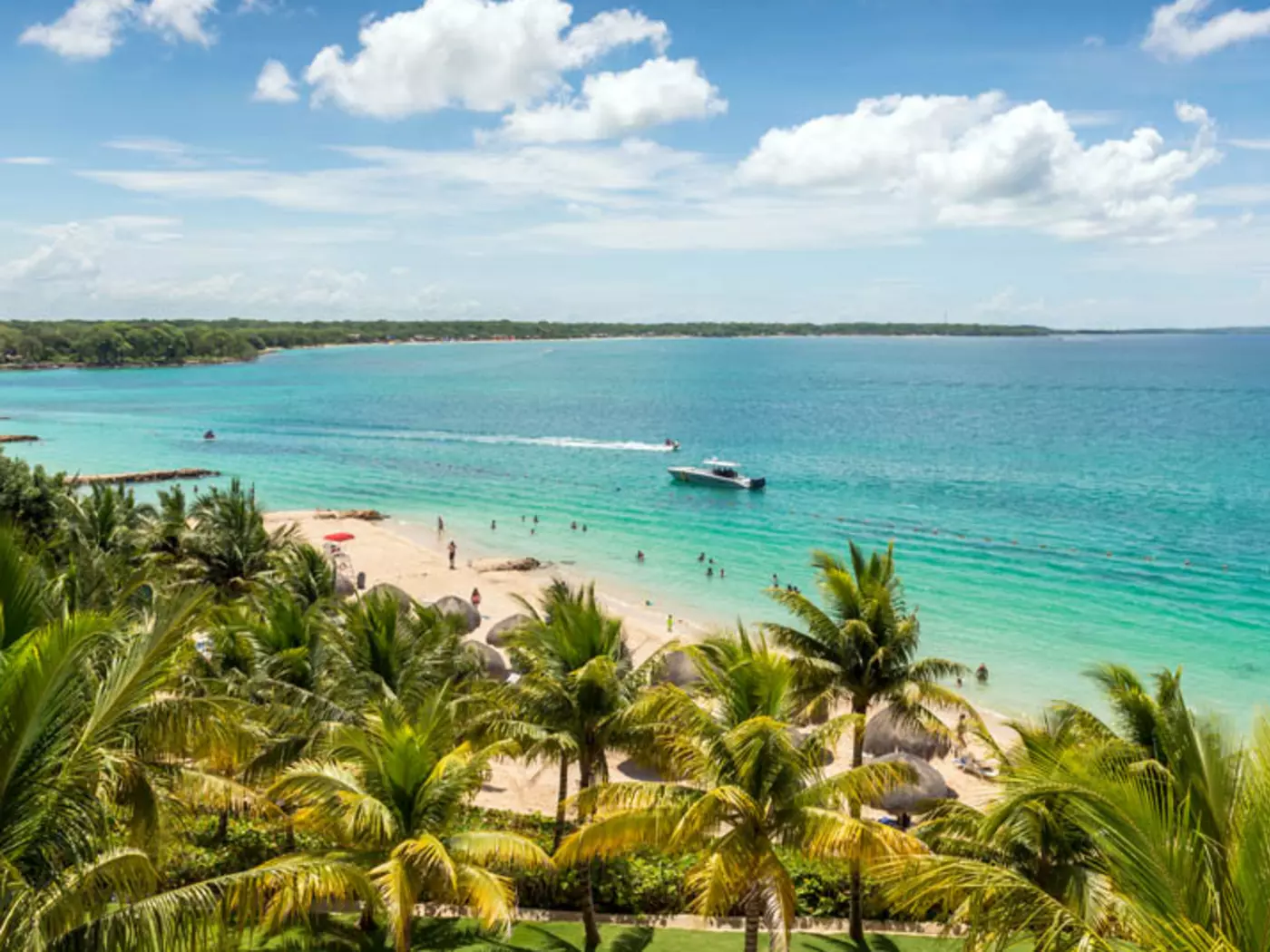 Baru is famous for its white and pink sand beaches