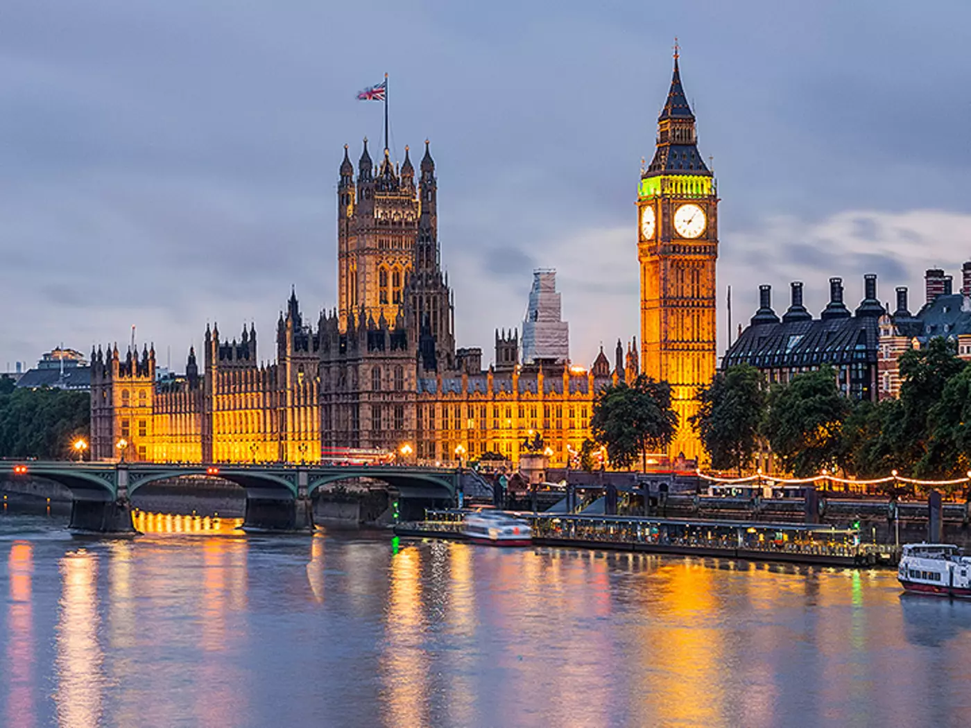 The Palace of Westminster, London