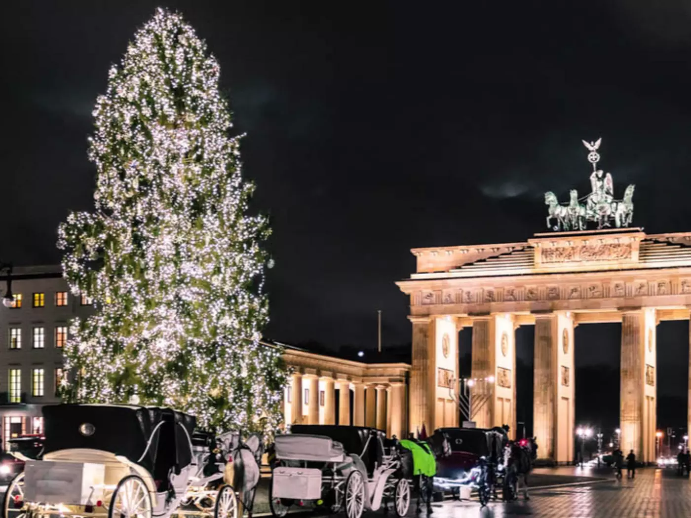 The Brandenburg Gate at Christmas