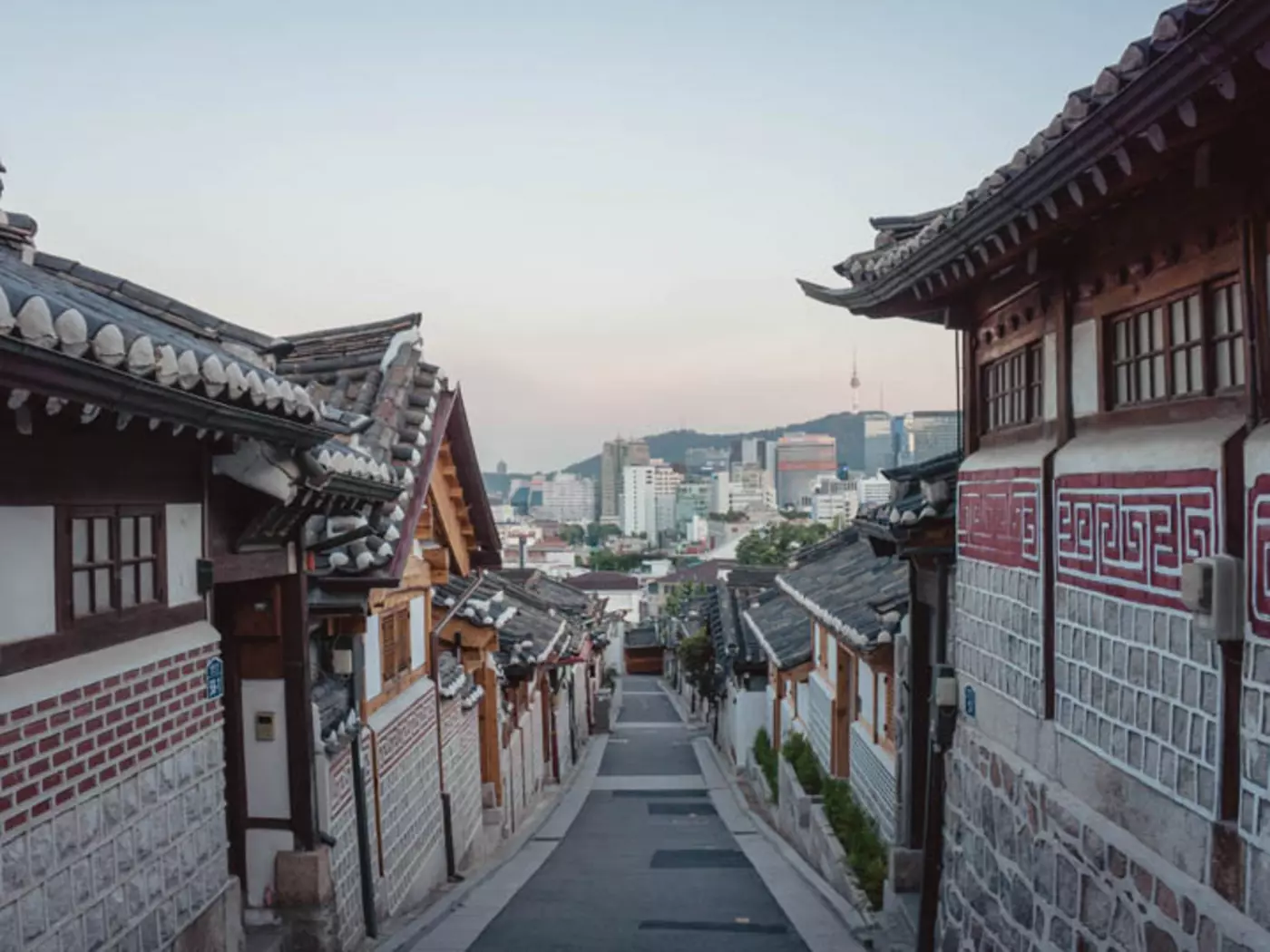 Bukchon Hanok Village is a traditional Korean village with a 600 year history