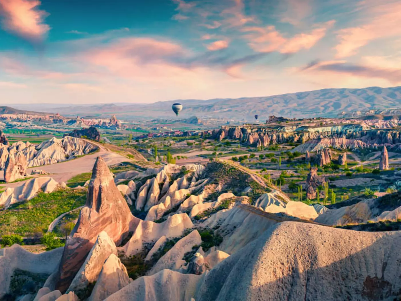 The local people refer to the unique rock formations of Cappadocia as “fairy chimneys”
