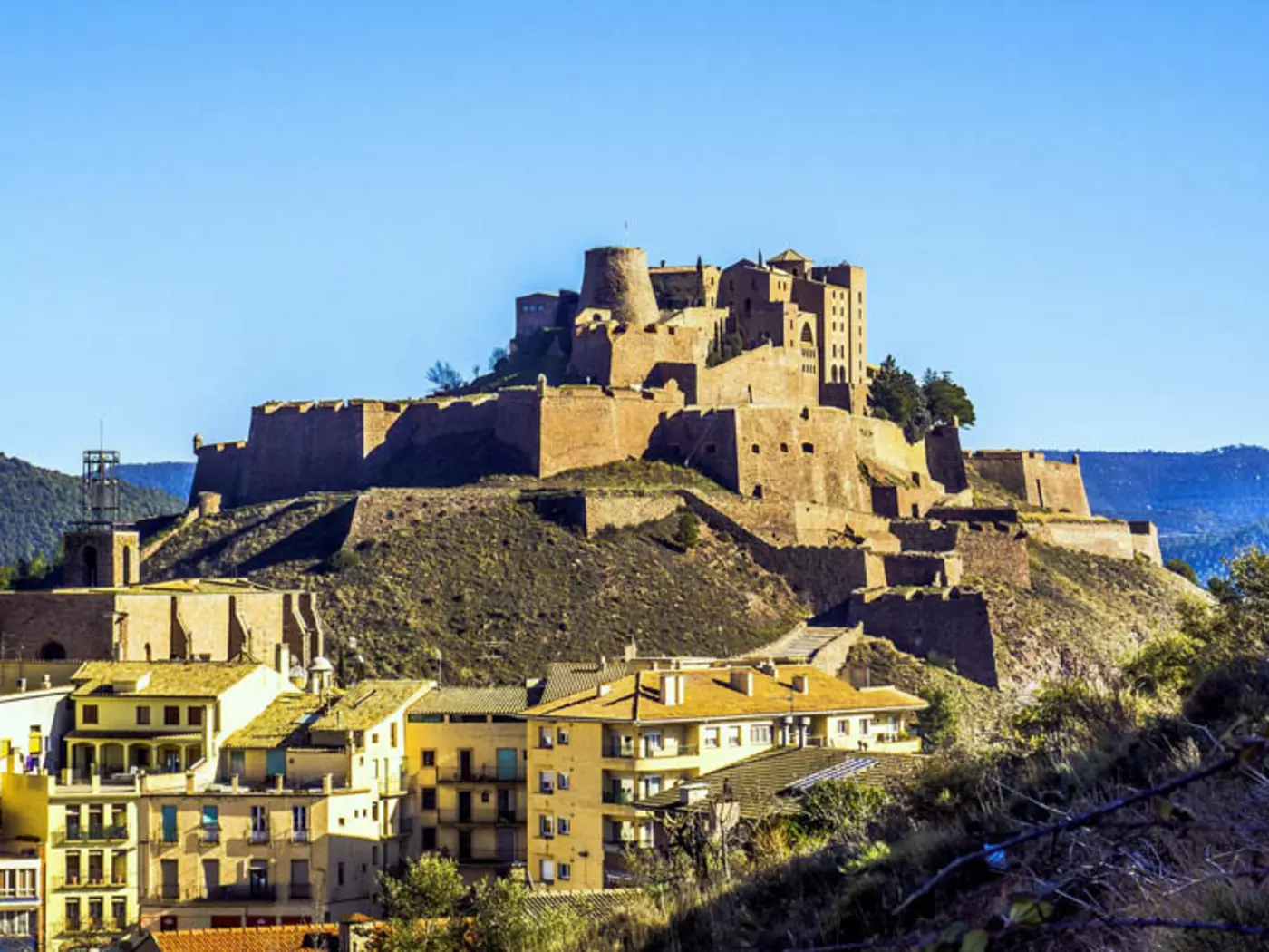 The imposing Cardona Castle dates from the 11th century