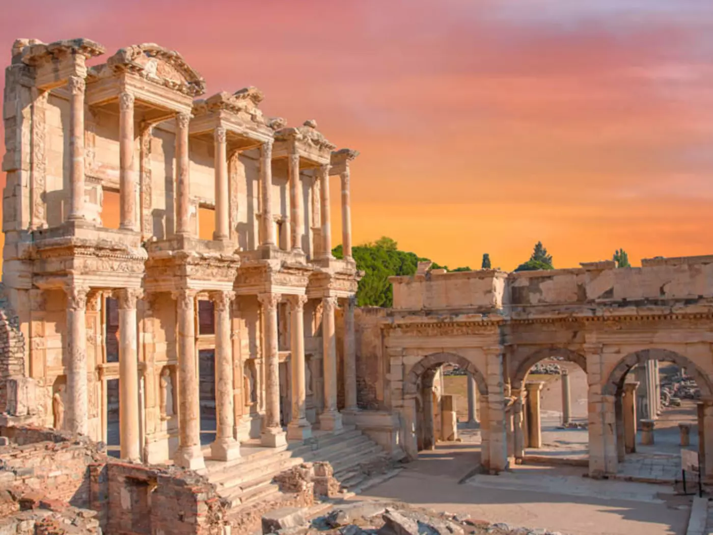 Ephesus was once considered the most important Greek city and the most important trading center in the Mediterranean