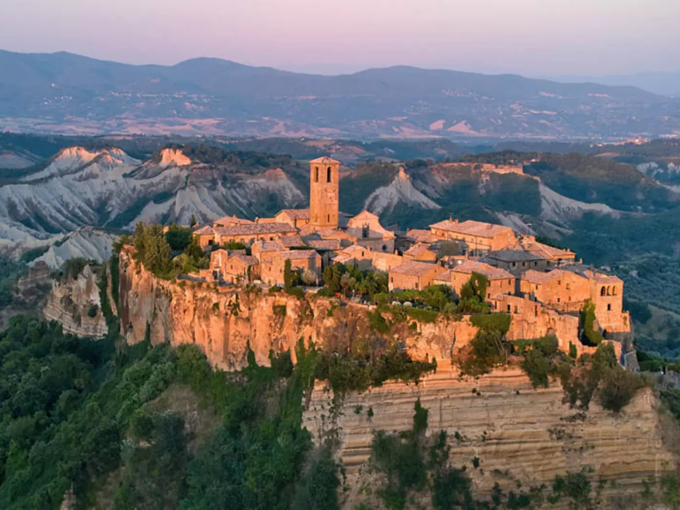 Know as the "Castle In The Sky" Civita di Bagnoregio can only be reached by a pedestrian bridge