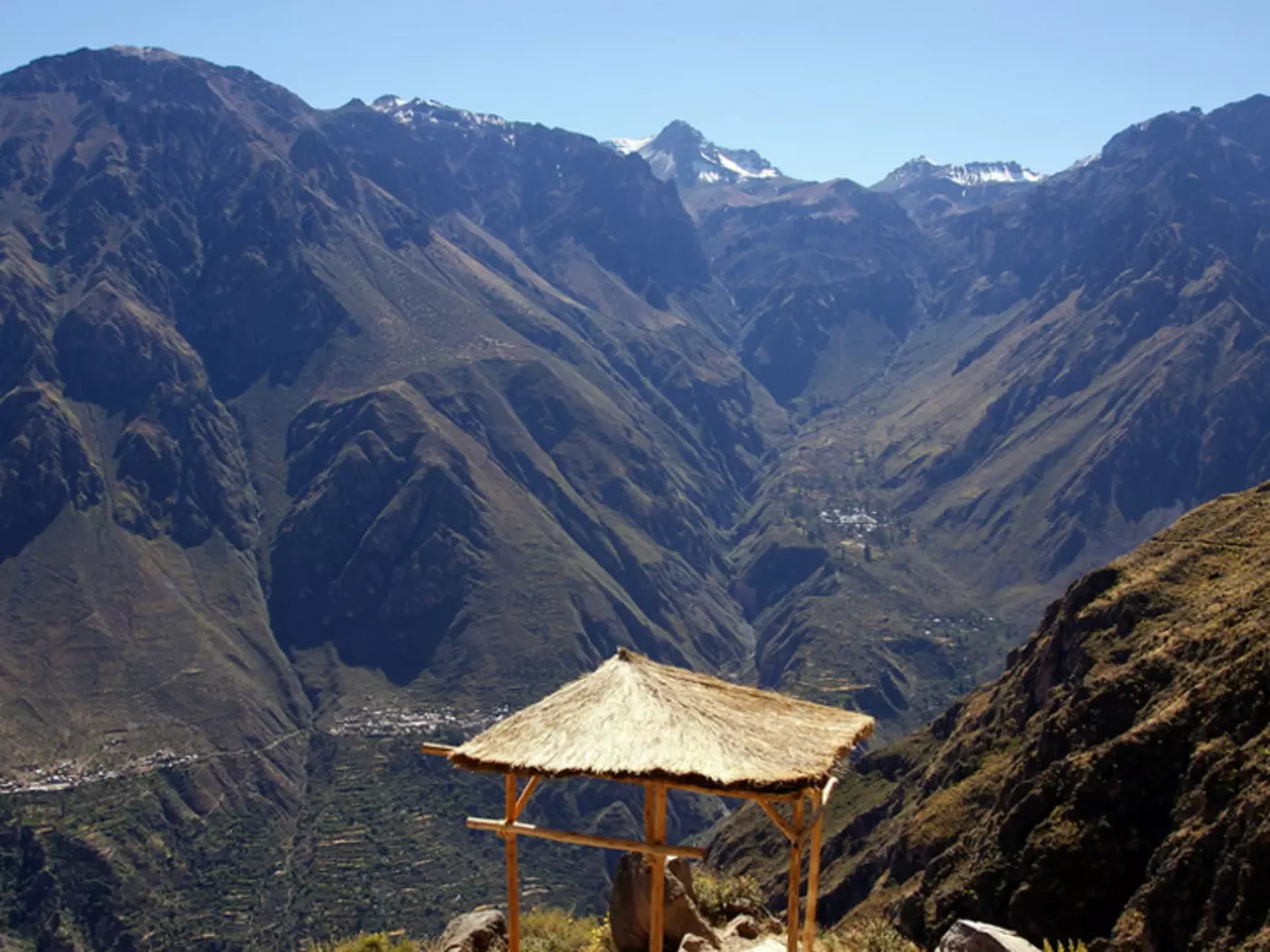 Colca Canyon, one of the deepest canyons in the world, Peru