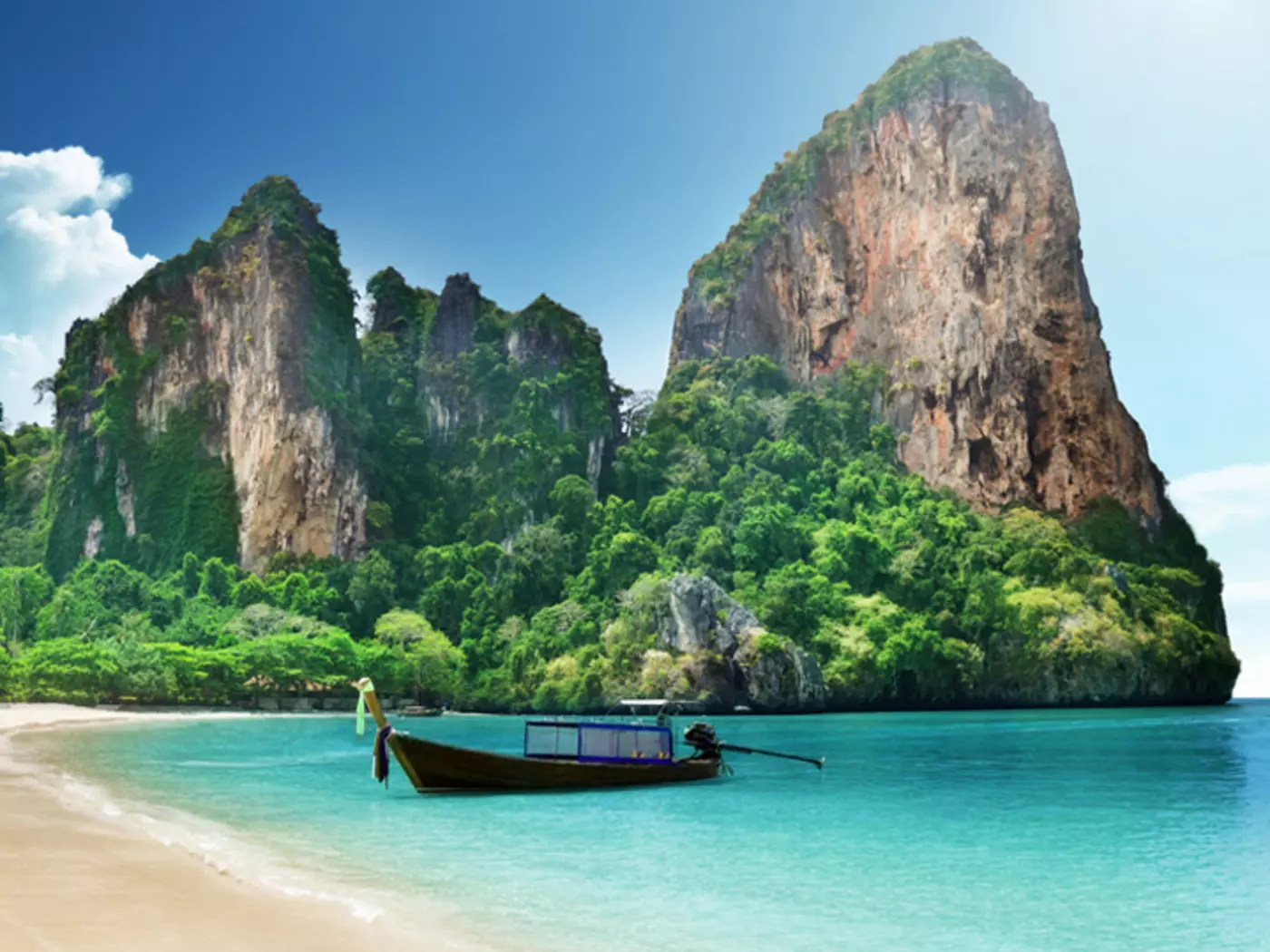 Crystal clear water in Krabi
