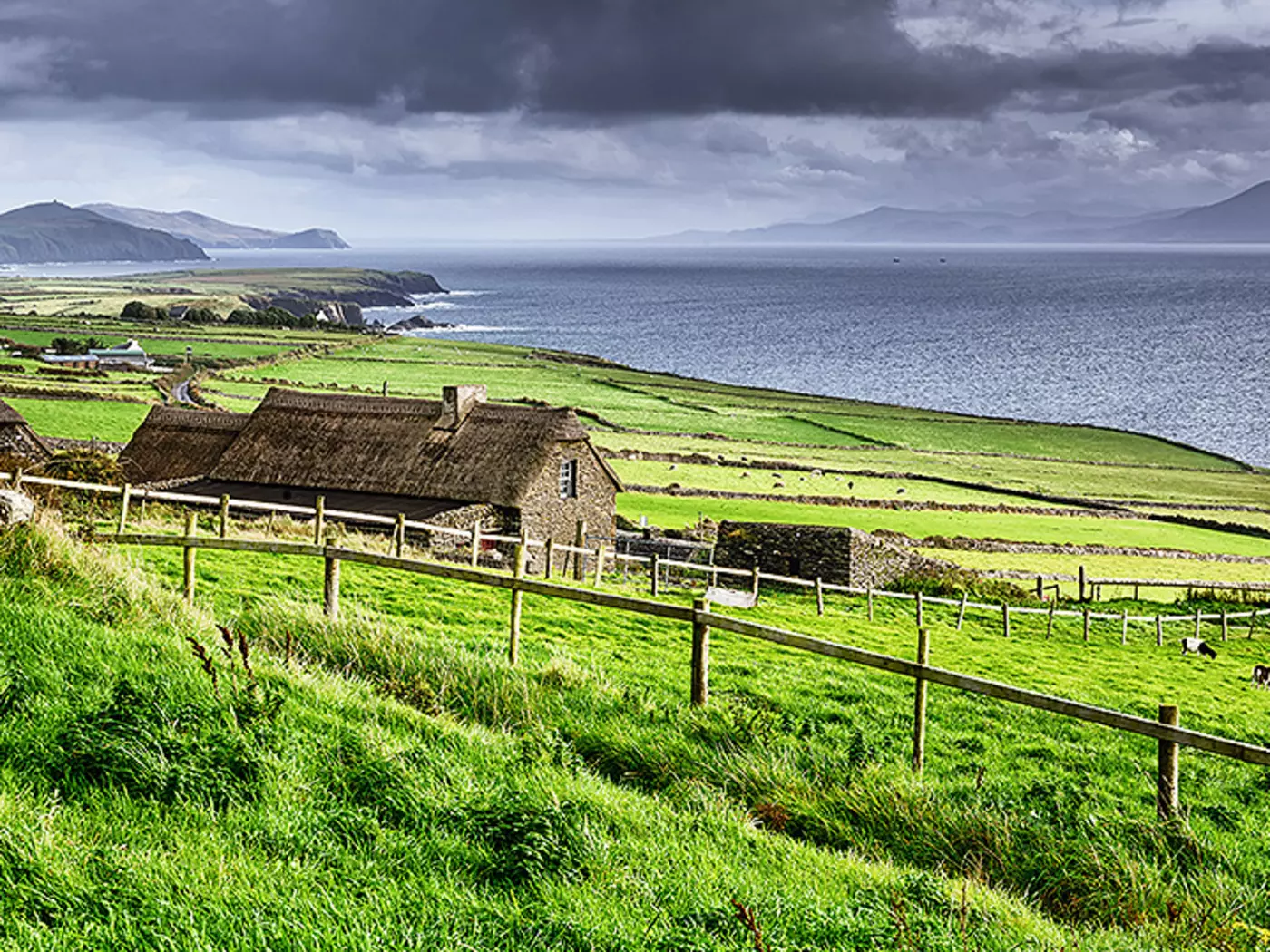 The Dingle Peninsula Part of Ireland's Wild Atlantic Way, the Dingle Peninsula stretches for 48 kilometres
