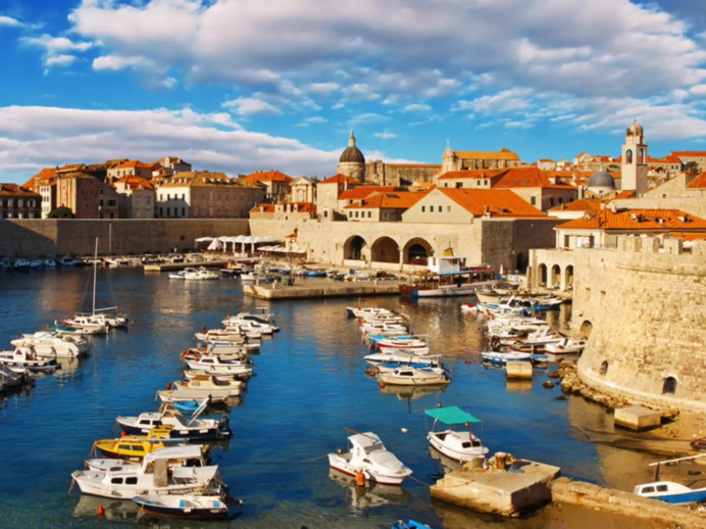 Dubrovnik old town pier
