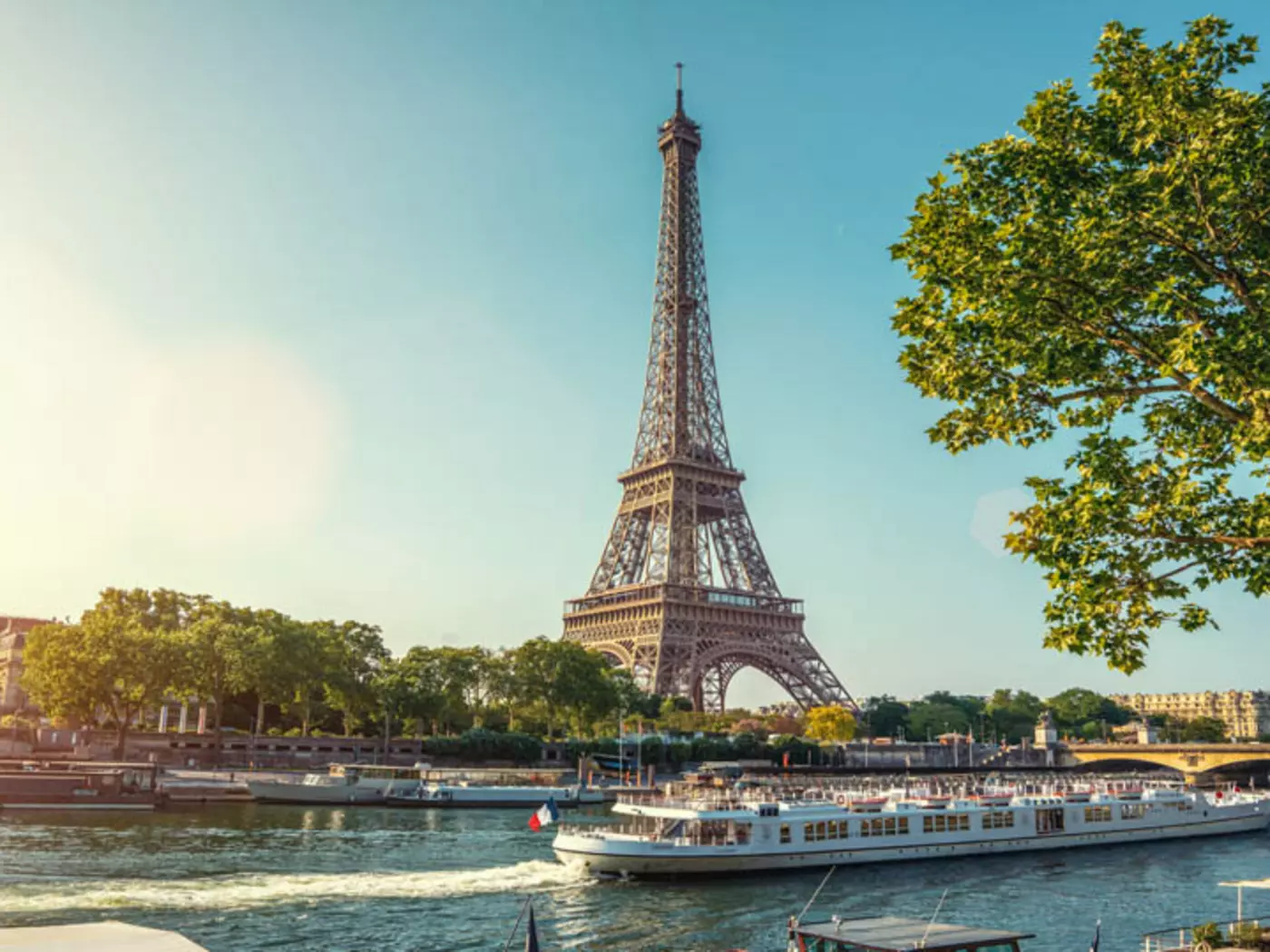 Built for the 1889 World's, the Eiffel Tower is a 1000-foot tall wrought iron tower, considered an architectural wonder