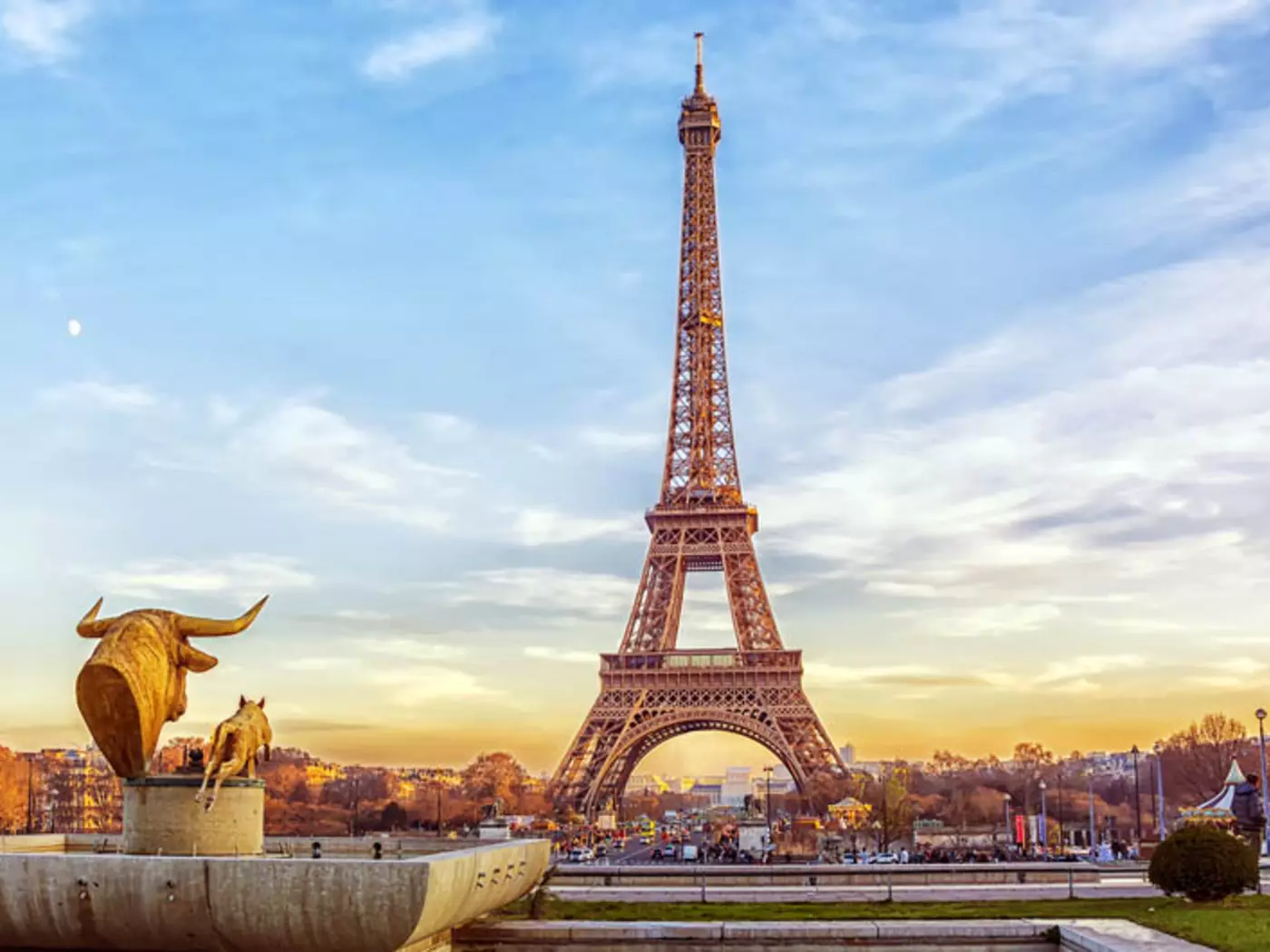 Known locally as "Iron Lady", the Eiffel Tower requires 60 tons of paint per year to prevent rust