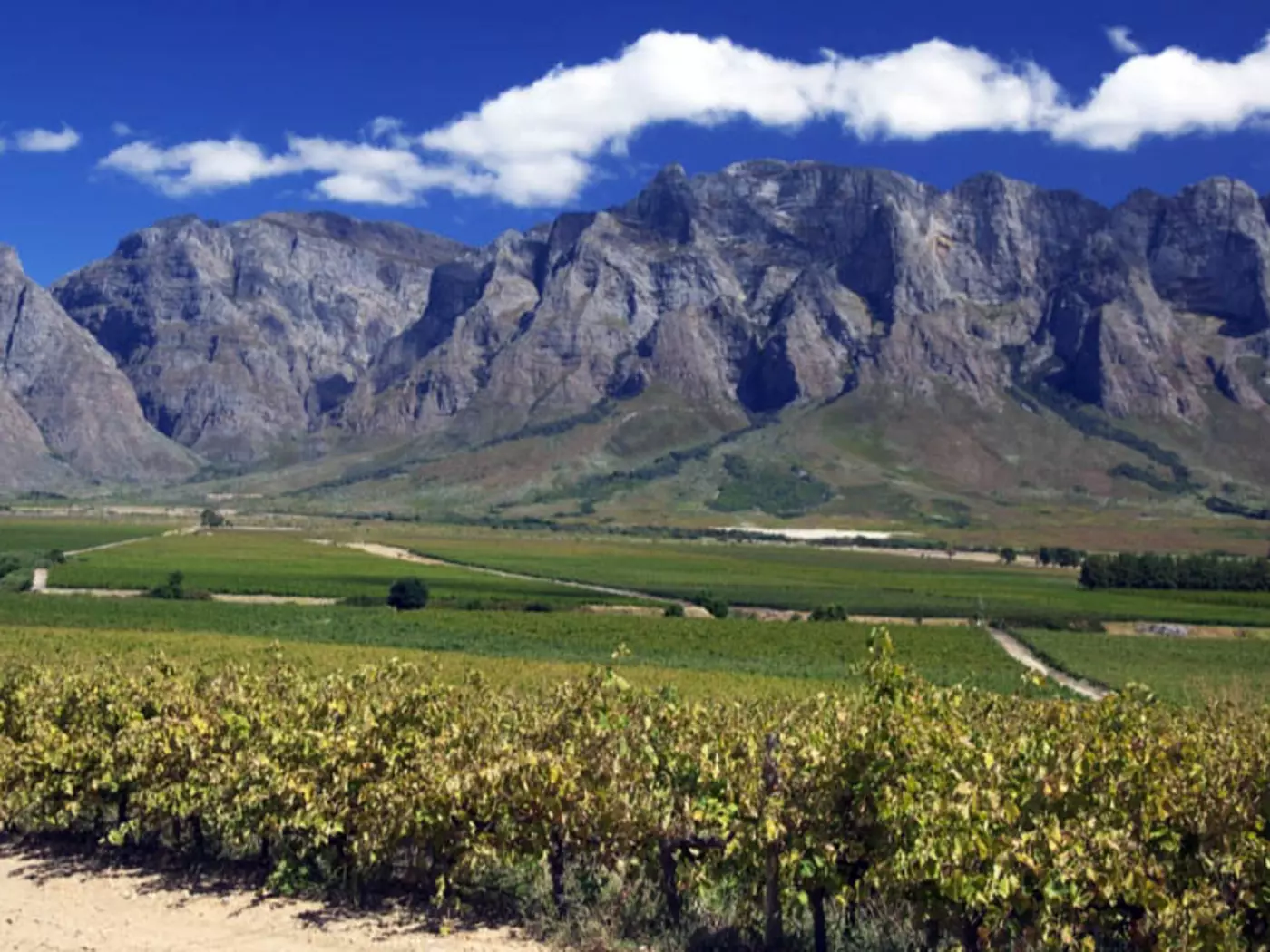 The Franschhoek Valley is one of South Africa's premier wine producing regions