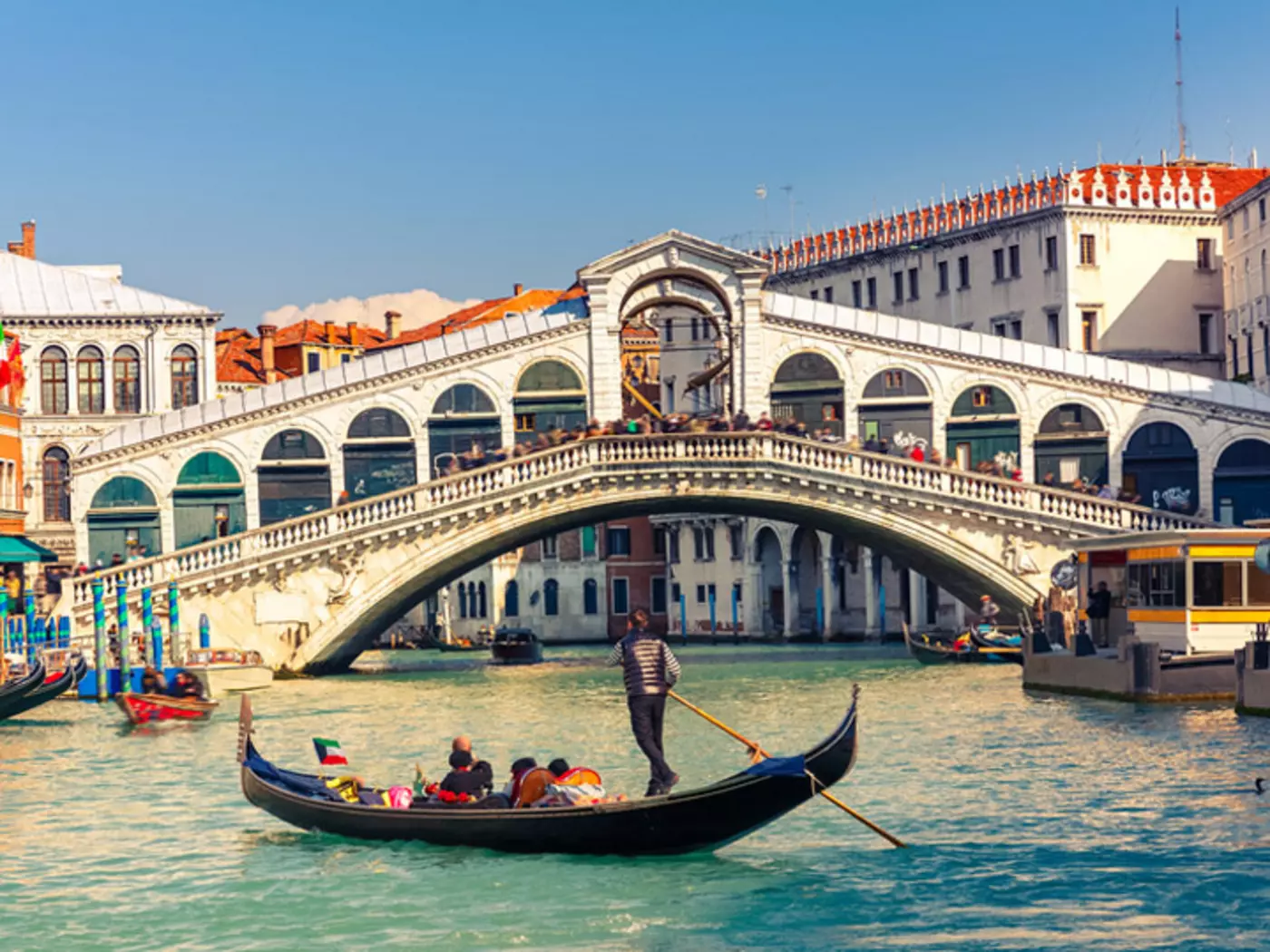 Gondola tour, Venice, Italy