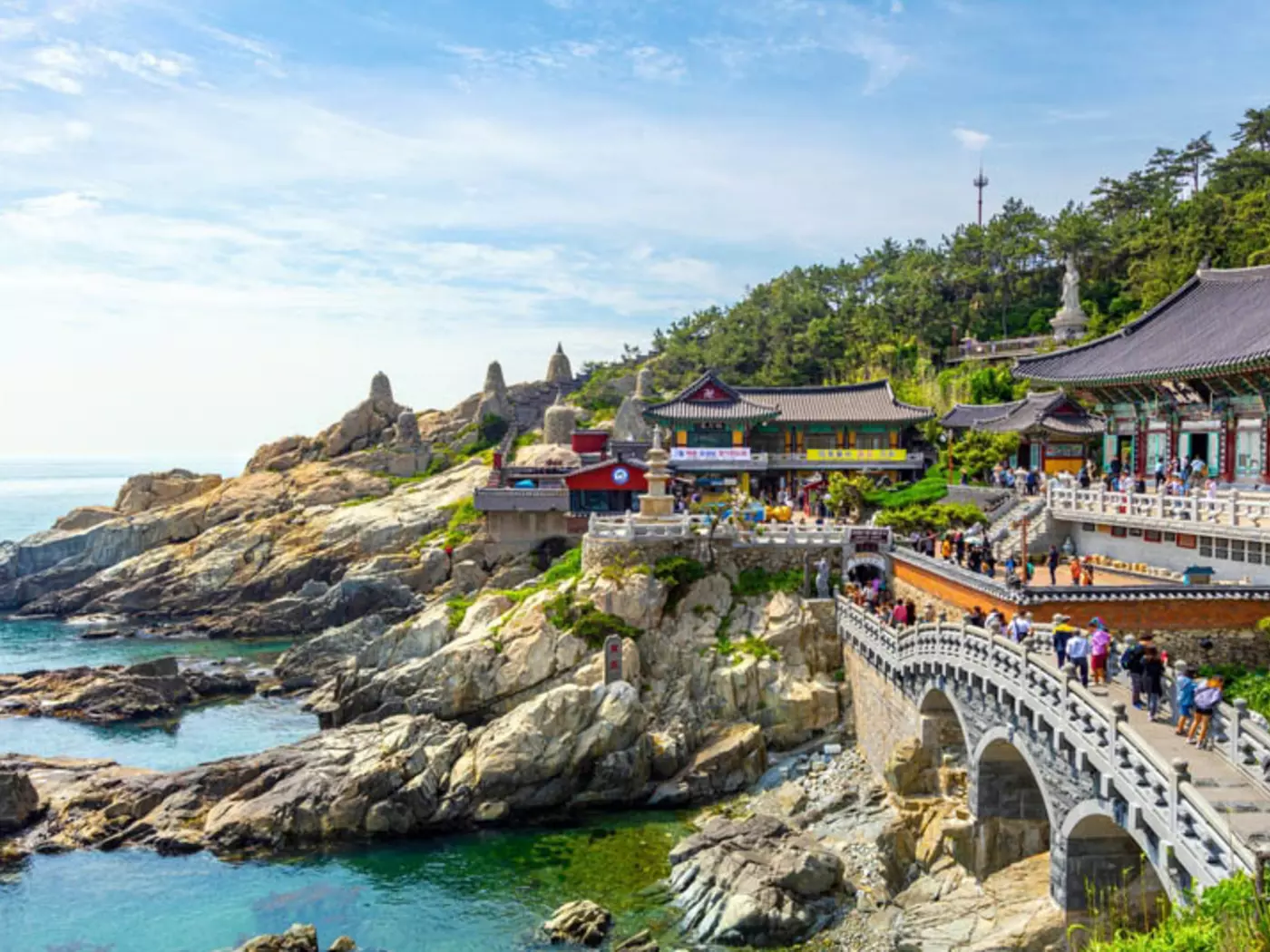 Step away from the temples of the mountains towards Haedong Yonggungsa Temple, South Korea's picturesque seaside temple