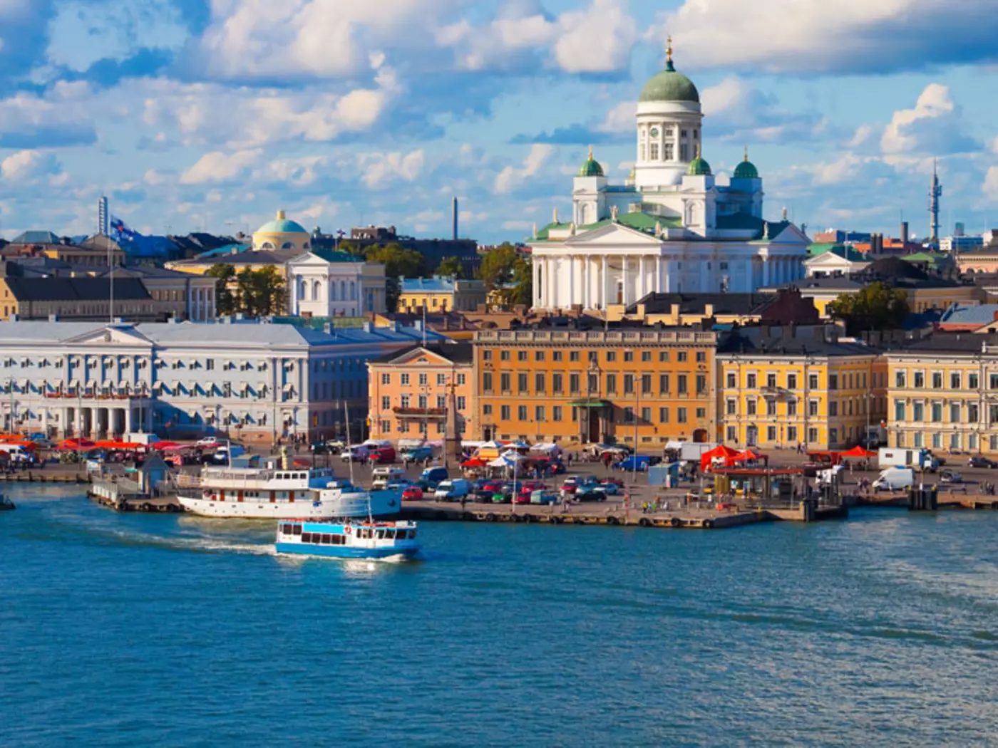 Helsinki, Finland’s capital, sits on a peninsula in the Gulf of Finland