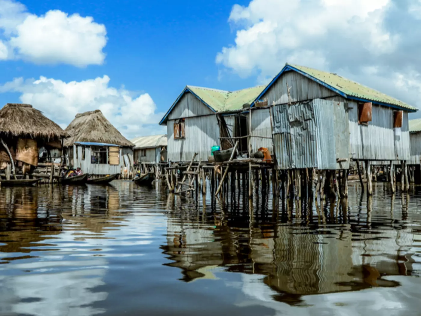 Home to over 20,000 people, Ganvie os known as the Venice of Africa