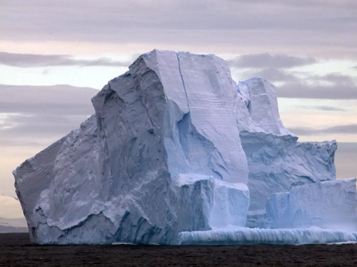 Iceberg floating in the Drake Passage