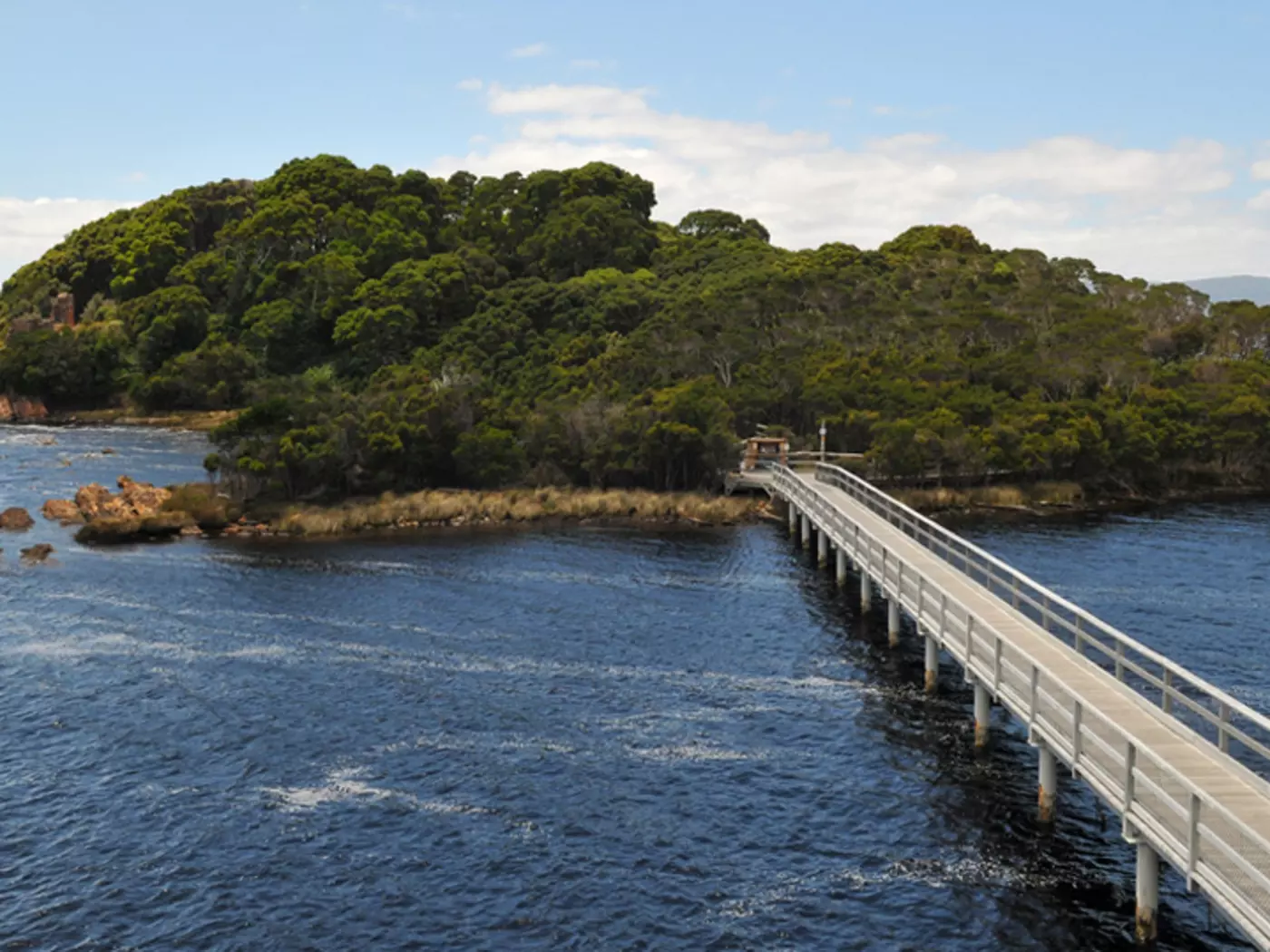 Infamous Sarah Island in Tasmania