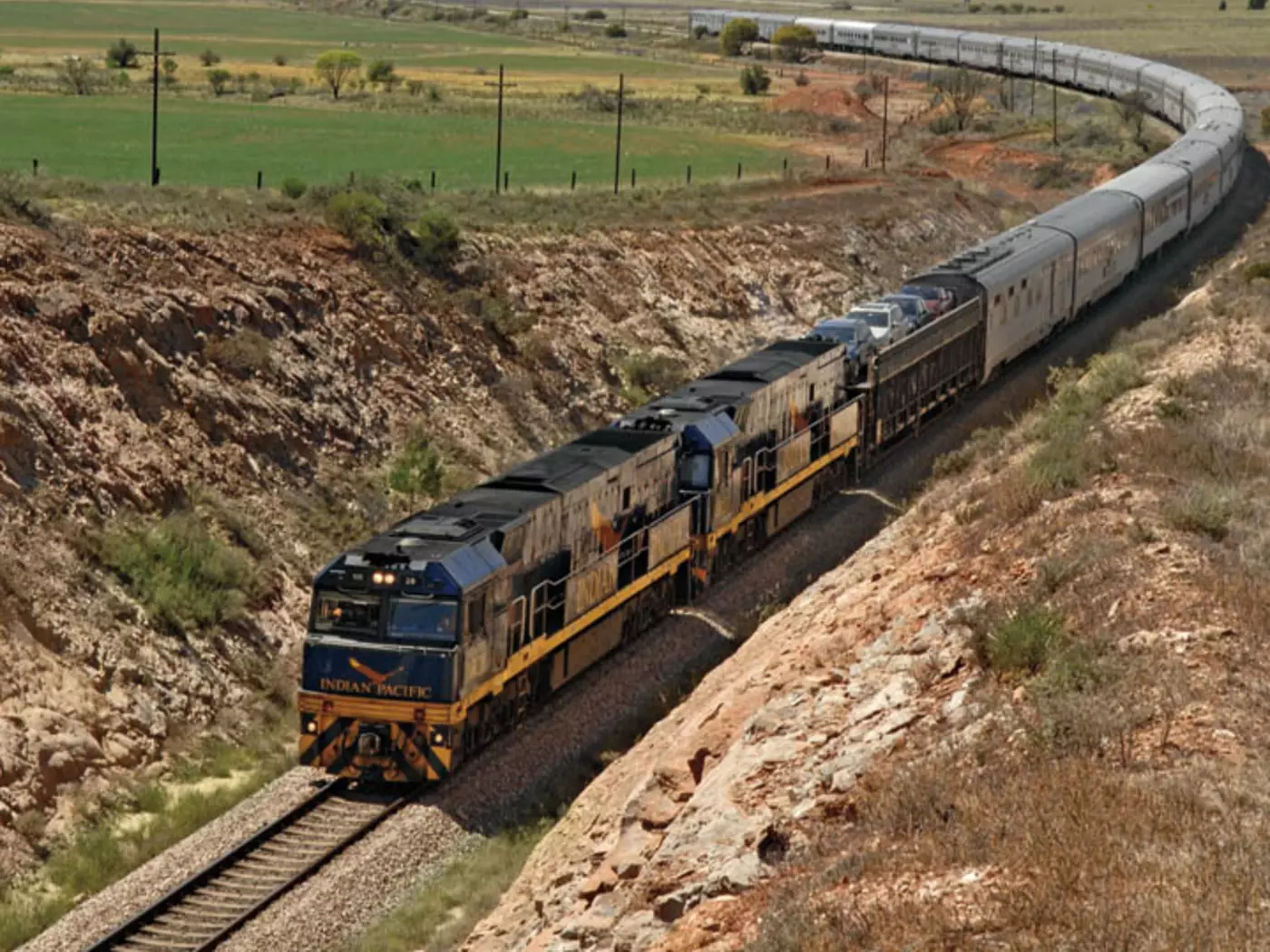 The Indian Pacific Train