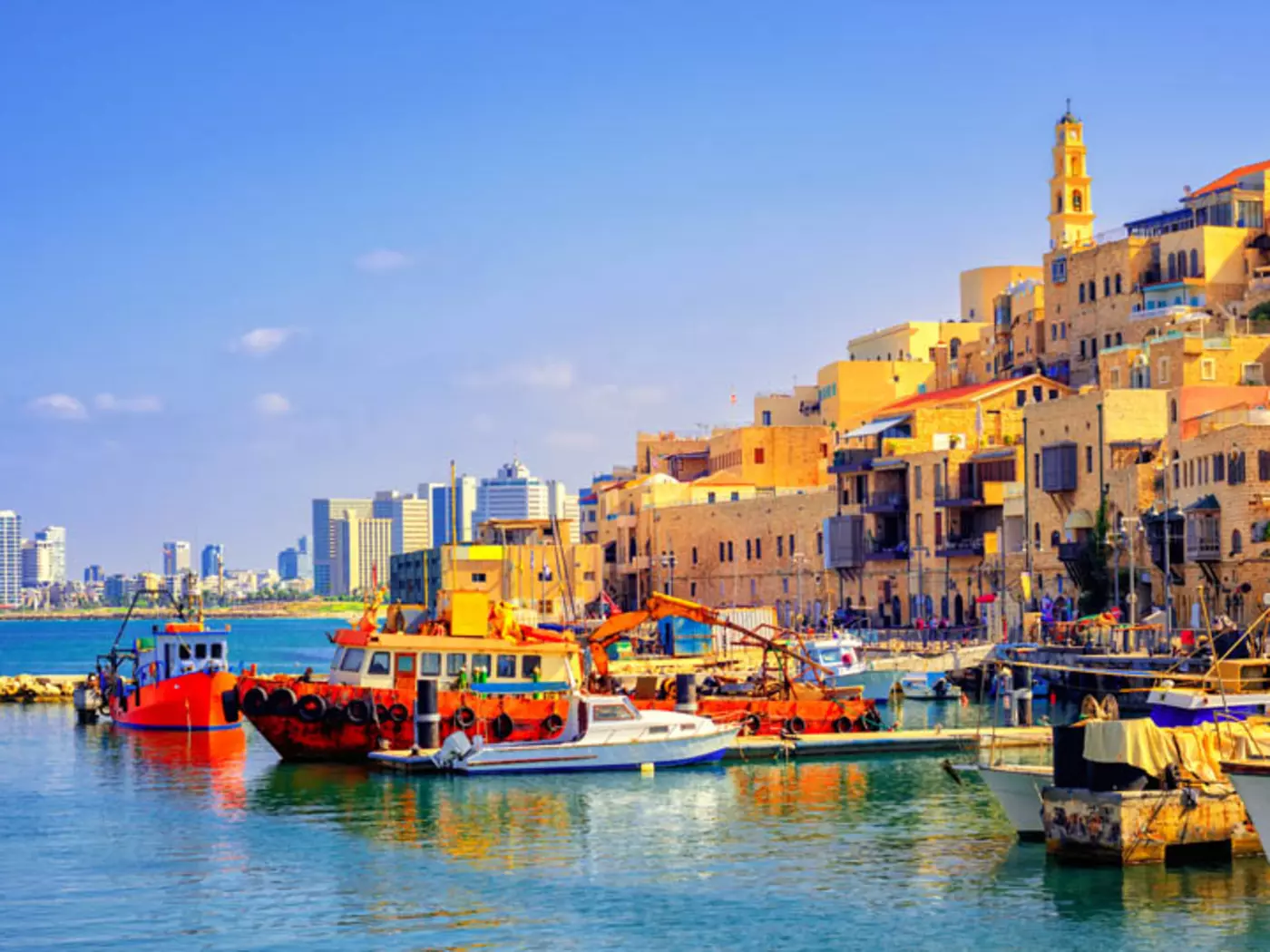 The ancient port of Jaffa is one of Tel Aviv's historic neighborhoods