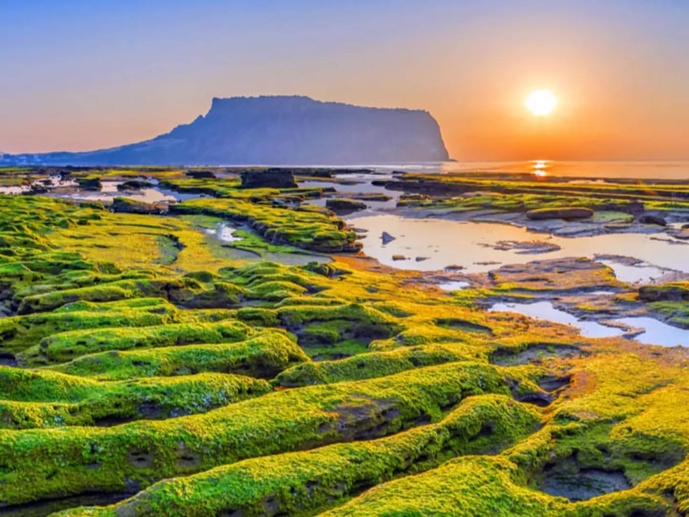 Seongsan Ilchulbong, also known as 'Sunrise Peak', is a UNESCO World Heritage site and one of Jeju Island's most famous features