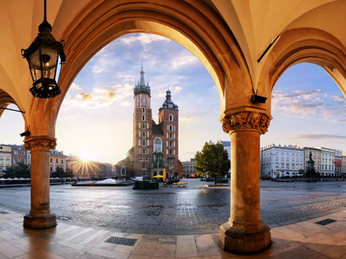 The one time capital of Poland, Krakow sits on the Vistula River