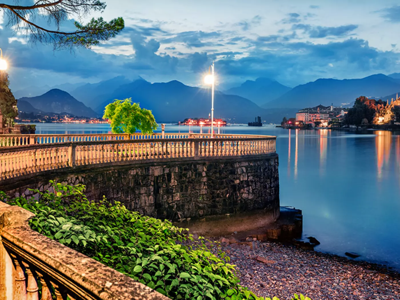 Lake Maggiore is the second largest lake in Italy