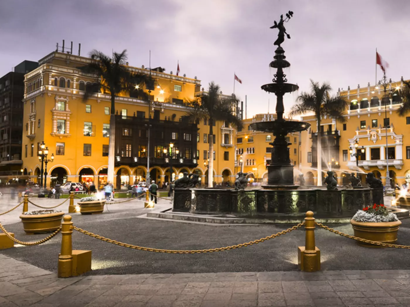 Main square in Lima, Peru