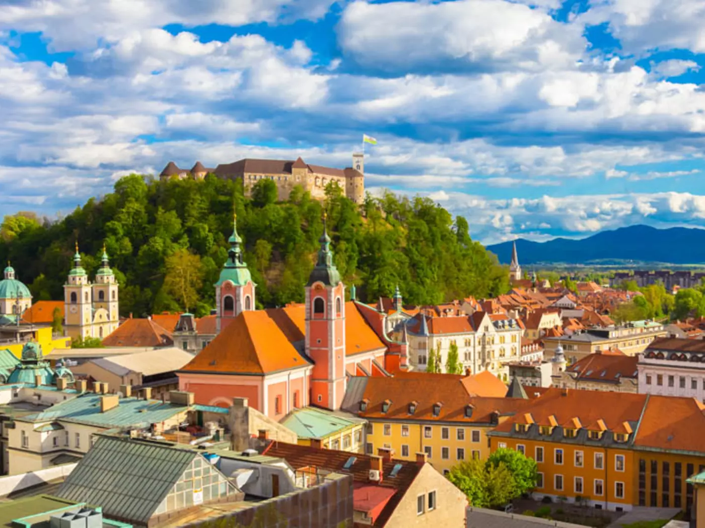 Ljubljana Castle has stood on a hill above the city for 900 years