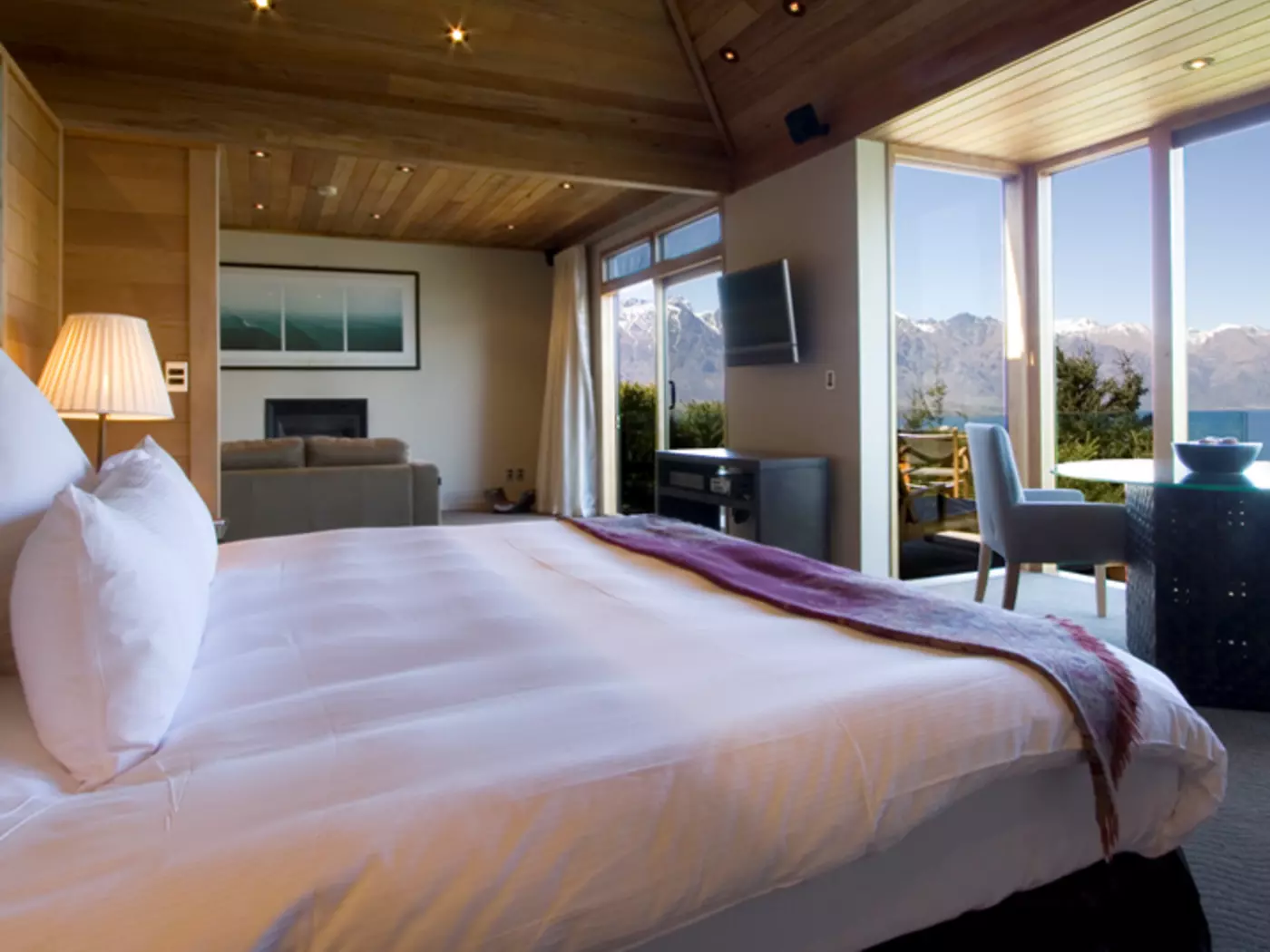 View from your bedroom at Azur Lodge