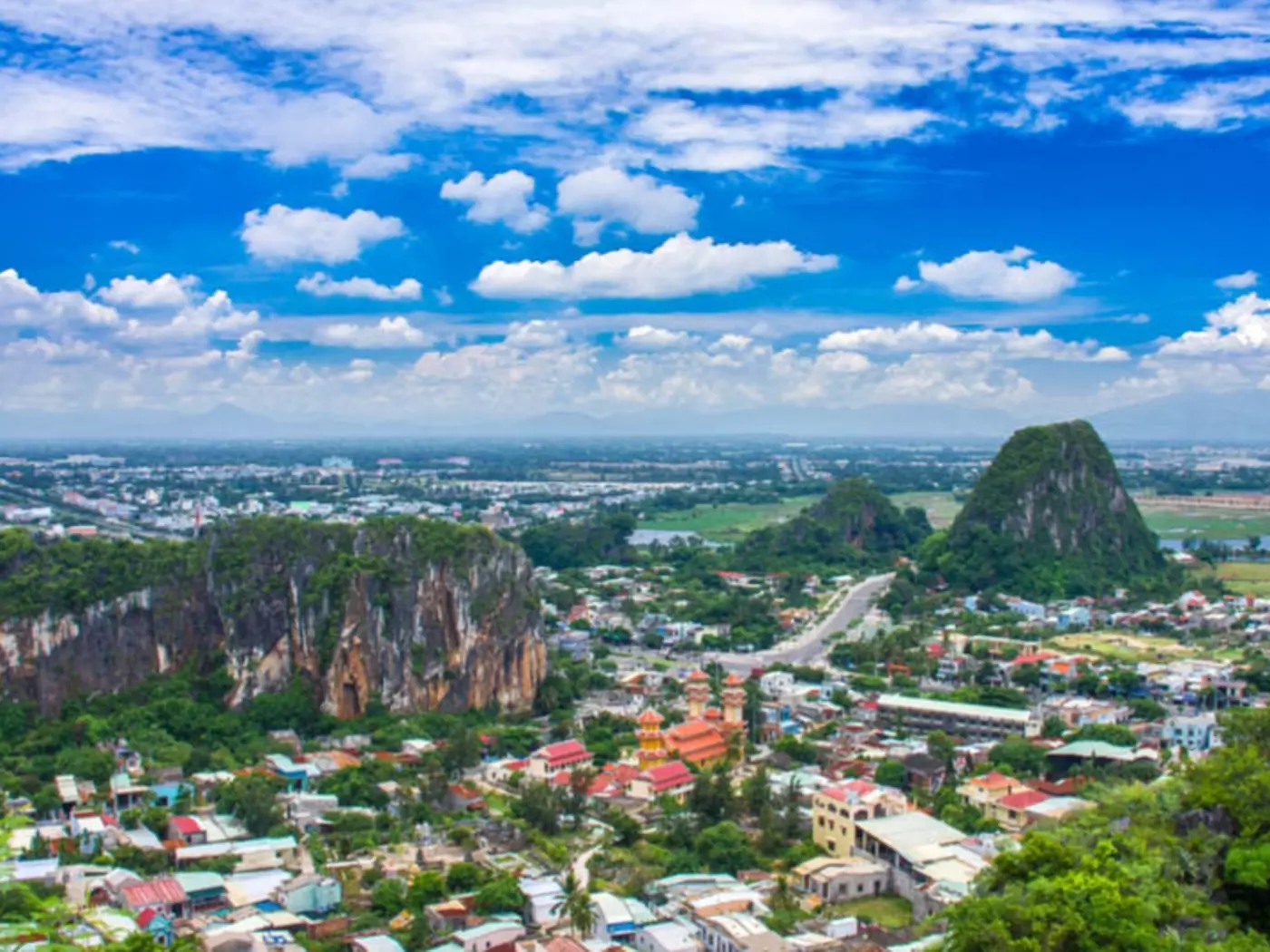 The Marble Mountains near Da Nang are each named for the natural element they represent