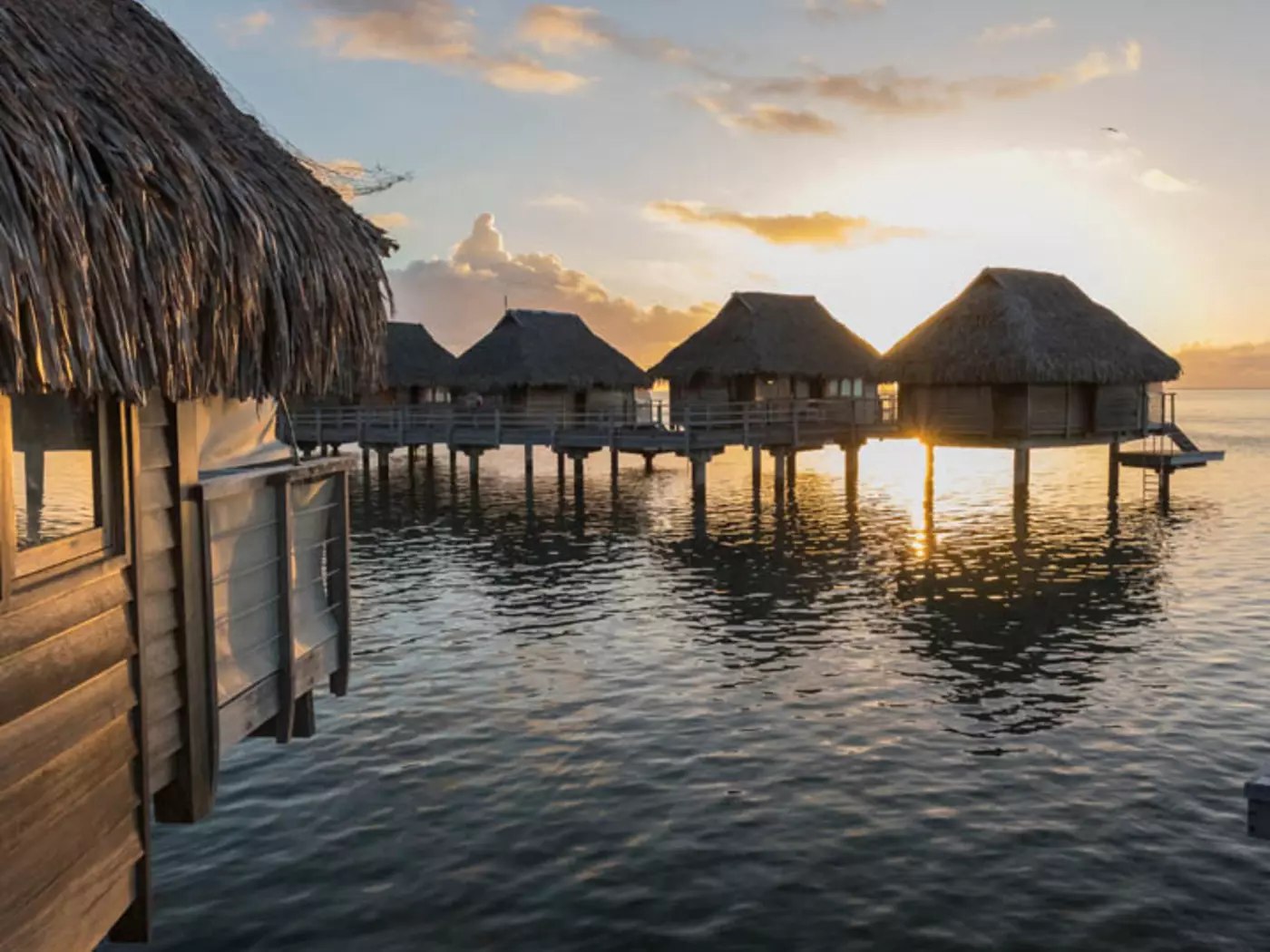 Sunset on Moorea