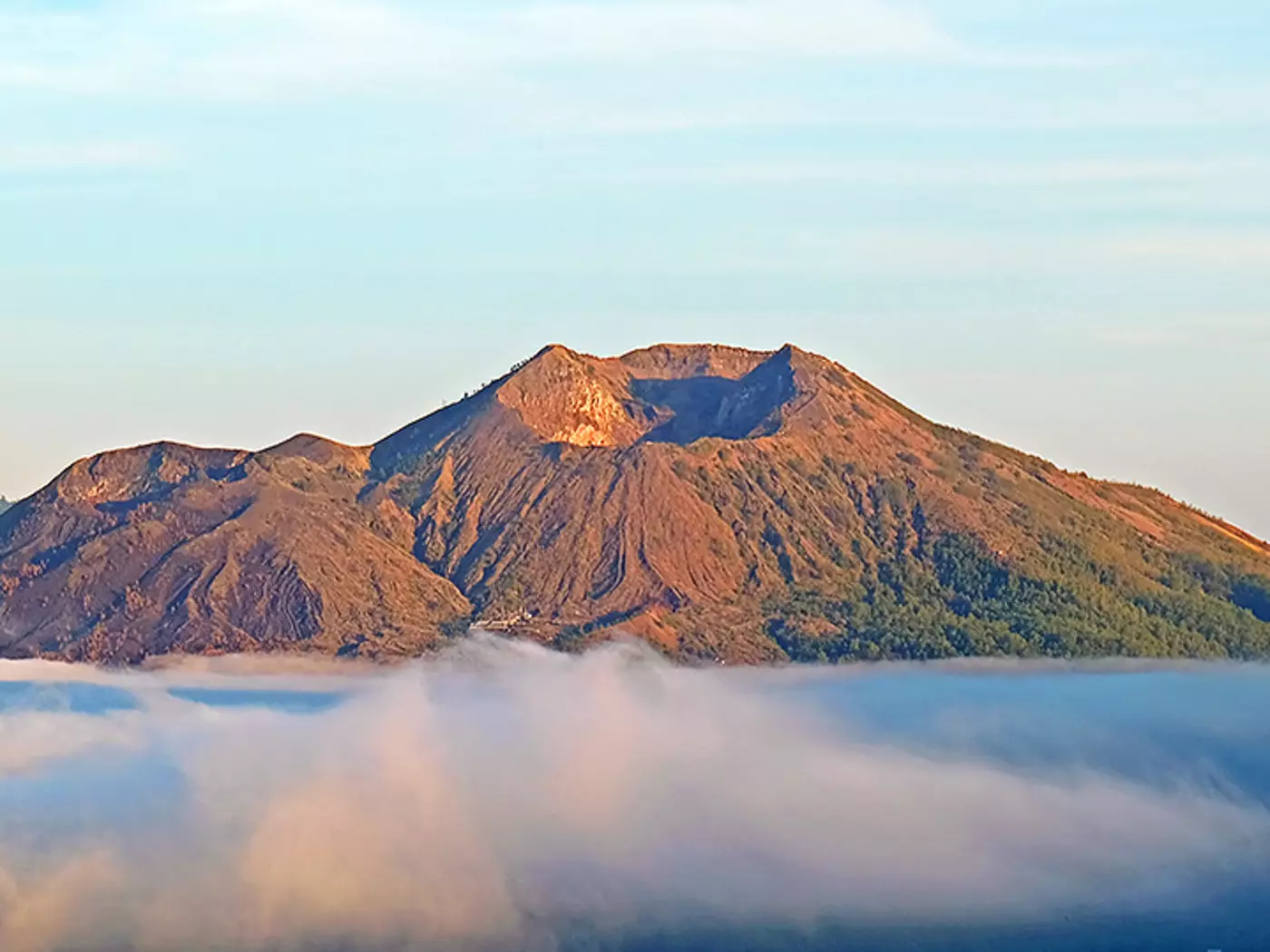 Mt. Batur offers panoramic views of Bali