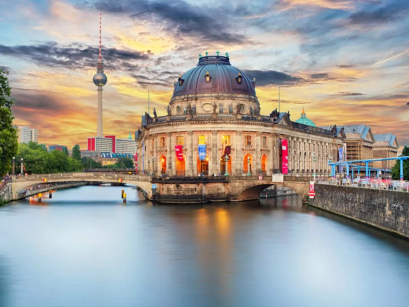 Museum Island on the Spree River, Berlin