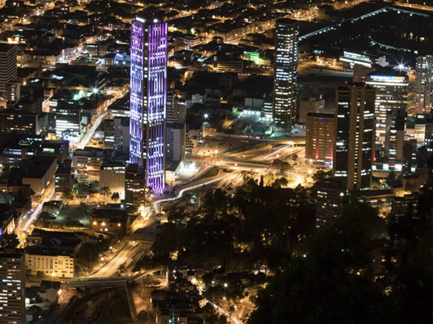 Bogota at night