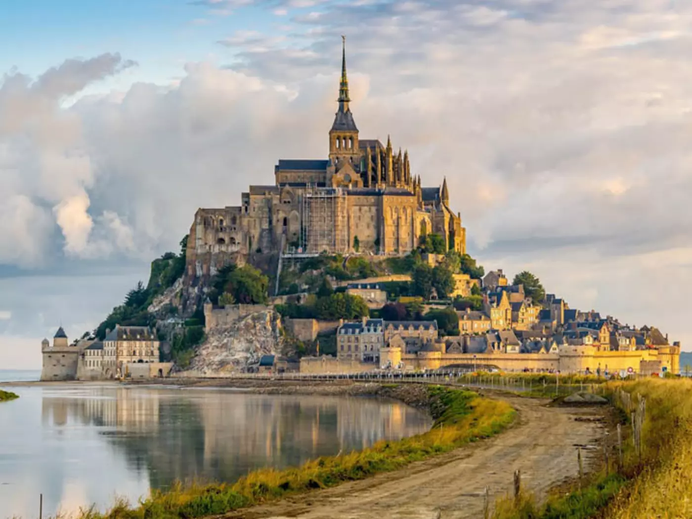 One of the most popular tourist attractions, the Mont-Saint-Michel was designated a UNESCO World Heritage site in 1979