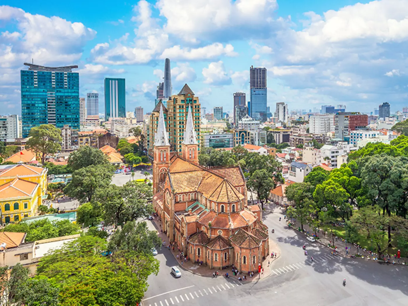 The Notre Dame Saigon Basilica in Ho Chi Minh City