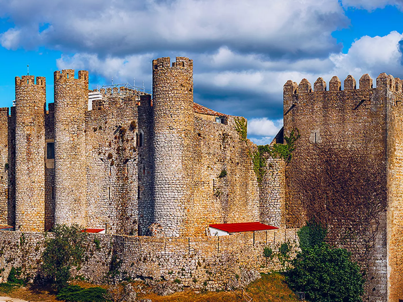 Medieval town of Obidos in Portugal